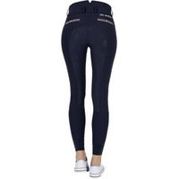 Produktbild von 4Riders Reithose Lexington Comfort Full Grip für Damen in Blau Größe 36