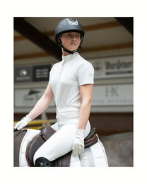 4Riders Reitshirt für Damen in Weiß aus Baumwolle Größe 36 – Bild 1 von 3