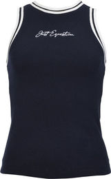4Riders Reitshirt Leiria Tank-Top für Damen aus Naturmaterial in Blau oder Weiß Größe XS – Bild 1 von 4