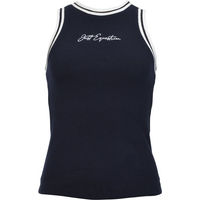 Produktbild von 4Riders Reitshirt Leiria Tank-Top für Damen aus Naturmaterial Sommer Blau Weiß Größe M