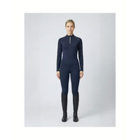 Produktbild von 4RIDERS Reitshirt Riga Funktions-Langarmshirt für Damen in Blau Größe S