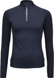 4RIDERS Reitshirt Riga Funktions-Langarmshirt für Damen in Blau Größe XS – Bild 1 von 3