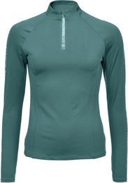 4Riders Reitshirt Riga Funktions-Langarmshirt für Damen in Grün Größe M – Bild 1 von 4