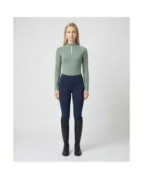4RIDERS Reitshirt Riga Funktions-Langarmshirt für Damen in Grün Größe S – Bild 1 von 3