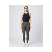 Produktbild von 4Riders Reitshirt Tank-Top Leiria für Damen aus Baumwolle Blau Weiß Größe S