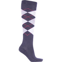 Produktbild von 4Riders Reitsocken London Unisex aus Baumwolle Schwarz Grau Bunt Größe 39-42
