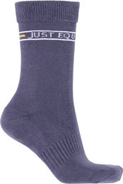 4Riders Reitsocken Madrid Unisex aus Baumwolle Grau Blau Größe 35-38 – Bild 1 von 2