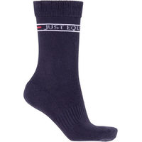 Produktbild von 4Riders Reitsocken Madrid Unisex aus Baumwolle Schwarz Blau Größe 35-38