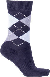Produktbild von 4Riders Reitsocken Unisex aus Baumwolle Schwarz Blau Größe 31-34