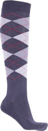 Produktbild von 4Riders Reitsocken Unisex aus Baumwolle Schwarz Grau Größe 35-38
