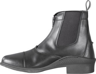 4RIDERS Reitstiefel Eco II Frontzip Unisex Schwarz aus Kunstleder – Bild 1 von 4