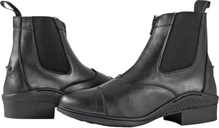 4RIDERS Reitstiefel Eco II Winter Frontzip Unisex aus Kunstleder Schwarz Größe 38 – Bild 1 von 2