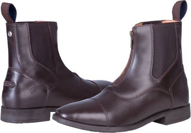 4Riders Reitstiefel Stiefelette New Allround Zip aus Leder Braun Unisex Größe 40 – Bild 1 von 5