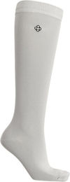 Produktbild von 4Riders Reitstrümpfe Kniestrümpfe Unisex aus Nylon Grau und Weiß Größe 42-46