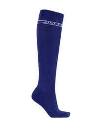 4Riders Reitstrümpfe Madrid Kniestrümpfe aus Baumwolle Blau Unisex – Bild 1 von 3