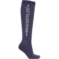 Produktbild von 4Riders Reitstrümpfe Rom Kniestrümpfe Unisex Grau Baumwolle Größe 35-38