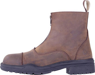 4Riders Sicherheitsschuhe aus Leder Unisex Braun Größe 40 wasserabweisend – Bild 1 von 4
