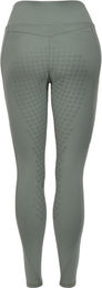 4Riders Sommer-Reitleggings Badalona Full Grip für Damen in Grün und Grau aus Polyester – Bild 1 von 4