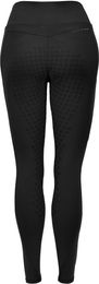 4Riders Sommer-Reitleggings Badalona Full Grip für Damen in Schwarz – Bild 1 von 4
