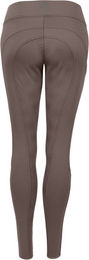 4Riders Thermo-Reitleggings Calgary Full Grip Winter Reithose Damen Beige Braun – Bild 1 von 3