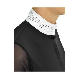 4Riders Turnier-Langarmshirt München Reitshirt für Damen in Schwarz aus Baumwolle Größe 44 – Bild 1 von 2
