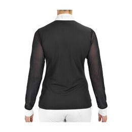 4Riders Turnier-Langarmshirt München Reitshirt für Damen in Schwarz Größe 34 aus Baumwolle – Bild 1 von 6