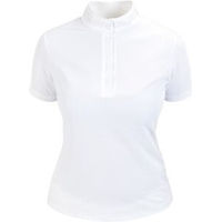 Produktbild von 4Riders Turniershirt München Reitshirt für Damen in Weiß Größe 38 aus Baumwolle