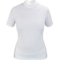 Produktbild von 4Riders Turniershirt Saint Tropez Damen Reitshirt Weiß Größe 40