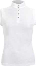 Produktbild von 4Riders Turniertop Bern Reitshirt für Damen in Weiß aus Polyester Größe 34
