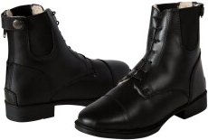 4RIDERS Winter-Reitstiefel Eco LaceZip aus Kunstleder Schwarz Größe 41 – Bild 1 von 2