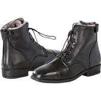 Produktbild von 4Riders Winter-Reitstiefeletten aus Leder für Damen in Schwarz Größe 39