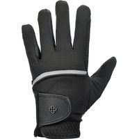 Produktbild von 4Riders Winterreithandschuhe Warschau Schwarz wasserdicht aus Polyester