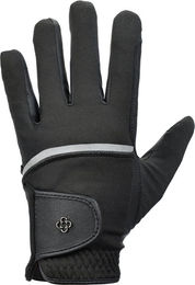 4Riders Winterreithandschuhe Warschau schwarz wasserdicht aus Polyester – Bild 1 von 3