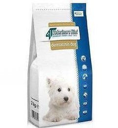 4T Veterinary Diet Hund Dermatosis Lachs Kartoffel Hypoallergenes Diätfutter Adult 12kg - 12 kg – Bild 1 von 6
