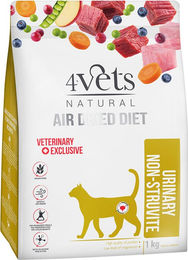 Produktbild von 4Vets Natural Feline Urinary Trockenfutter für erwachsene Katzen mit Probiotika 1 kg - 1 kg