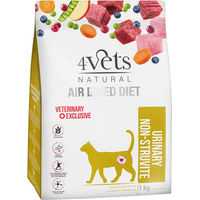 Produktbild von 4Vets Natural Feline Urinary Trockenfutter für erwachsene Katzen mit Probiotika 1 kg - 1 kg
