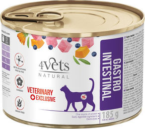 Produktbild von 4Vets Natural Katze Gastro Intestinal Nassfutter Magen-Darm Diätfutter 6 x 185 g - 6 x 185 g