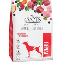 Produktbild von 4Vets Natural Renal Hundetrockenfutter Lachs Getreidefrei 2 x 1 kg - 2 x 1 kg