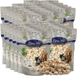 Produktbild von 5 kg (25 x 200 g) Lyra Pet® Hühnerbrustwürfel gefriergetrocknet