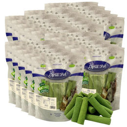 Produktbild von 5 kg (25 x 200 g) Lyra Pet® Katzengras Sticks gefriergetrocknet