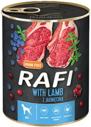 Produktbild von 5 x 800 g DOLINA NOTECI RAFI Nassfutter mit Lamm für Hunde