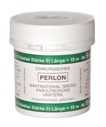 Produktbild von 5er-Set unsterile Nähfäden aus Perlon Kerbl