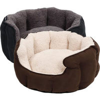 Produktbild von 51 Degrees North Hundekorb Schaf Plüsch Beige Braun Größe M
