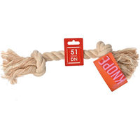 Produktbild von 51 Degrees North Knope Knotty Triple Knotty Hundespielzeug aus Seil Beige