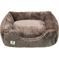 Produktbild von 51 Degrees North Supersoft Hundebett aus Plüsch in Braun XL