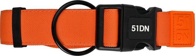 51 Degrees North Wanderful Collar Flat Halsband aus Nylon Orange Größe M – Bild 1 von 2