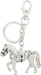 Produktbild von 5er-Set Equi-Kids Charly Schlüsselanhänger aus Glas in Silber