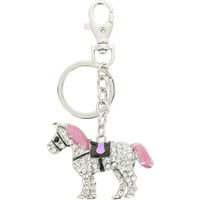 Produktbild von 5er-Set Equi-Kids Schlüsselanhänger aus Glas in Rosa und Weiß
