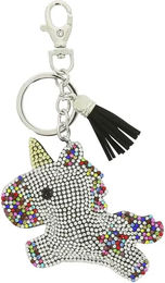 Produktbild von 5er-Set Equi-Kids Schlüsselanhänger Baby Licorne aus Glas in Silber und Bunt