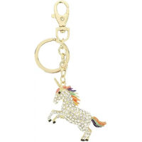 Produktbild von 5er-Set Equi-Kids Schlüsselanhänger Licorne aus Metall in Bunt und Gold